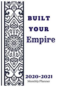Built Your Empire 2020-2021 Monthly Planner