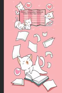 Primary Composition Notebook Grades K-2 Story Paper Journal 8x10 55 Sheets/110 Pages