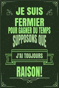 Je Suis Fermier Pour Gagner Du Temps Supposons Que j'Ai Toujours Raison!