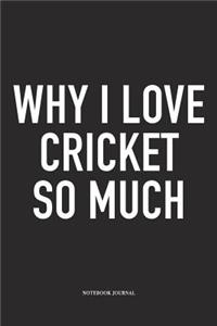 Why I Love Cricket So Much