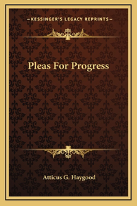 Pleas for Progress