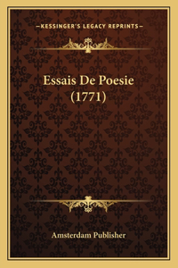 Essais De Poesie (1771)