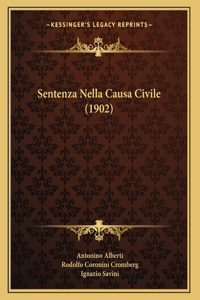 Sentenza Nella Causa Civile (1902)