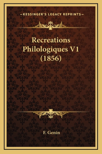 Recreations Philologiques V1 (1856)