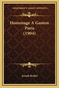 Hommage A Gaston Paris (1904)