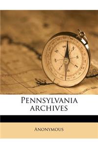 Pennsylvania archives Volume 1