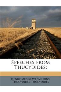 Speeches from Thucydides;