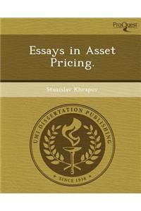 Essays in Asset Pricing