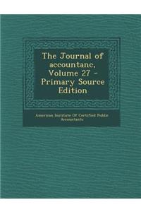 Journal of Accountanc, Volume 27