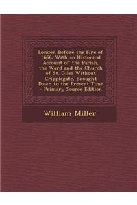 London Before the Fire of 1666