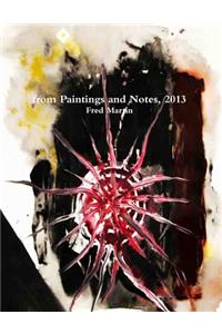 From Paintings and Notes, 2013