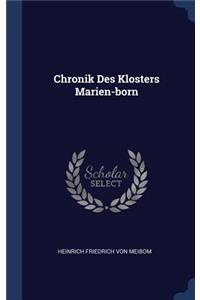 Chronik Des Klosters Marien-born