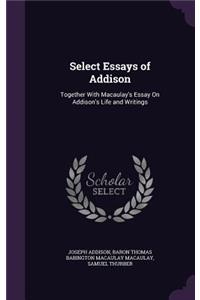 Select Essays of Addison