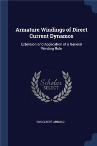 Armature Windings of Direct Current Dynamos
