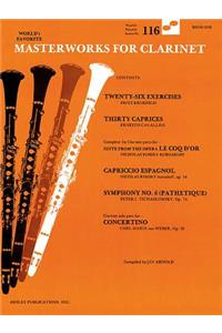 Masterworks for Clarinet Book 1 116 Worlds Favorite