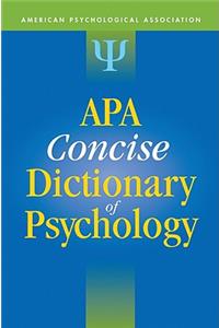 APA Concise Dictionary of Psychology