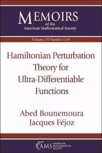 Hamiltonian Perturbation Theory for Ultra-Differentiable Functions
