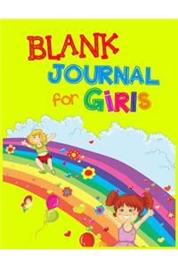 Blank Journal For Girls
