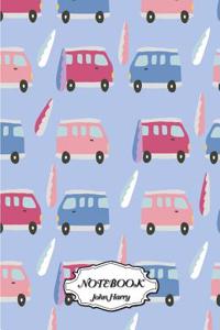 Notebook Dot-grid Van Pattern