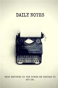 Daily Notes 