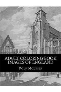 Adult Coloring Book - Images of England