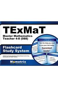 Texmat Master Mathematics Teacher 4-8 (088) Flashcard Study System