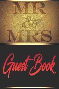 Mr & Mrs Guest Book