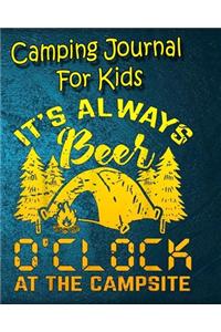 Camping Journal for kids