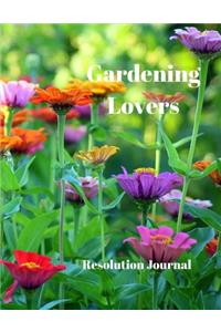 Gardening Lovers Resolution Journal