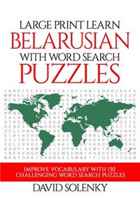 Large Print Learn Belarusian with Word Search Puzzles