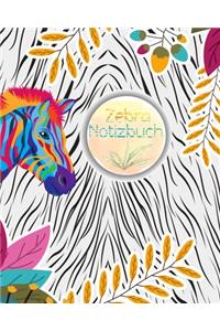 Notizbuch Zebra
