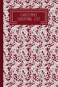 Christmas Shopping List