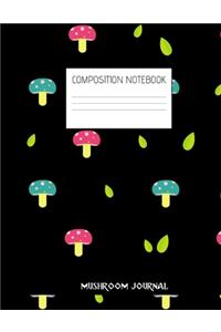 mushroom journal Composition Notebook