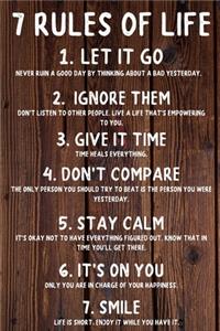 7 Rules Of Life. Happy 18th Birthday!