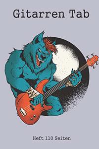 Gitarren Tab Heft 110 Seiten
