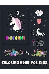 unicorns coloring book for kids