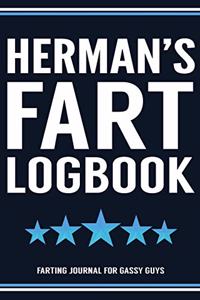 Herman's Fart Logbook Farting Journal For Gassy Guys