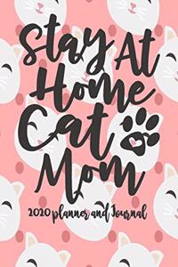 2020 Planner and Journal - Stay At Home Cat Mom