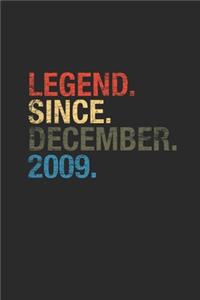 Legend Since December 2009