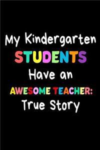 My Kindergarten Students Have An Awesome Teacher