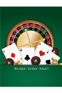 Bridge Score Sheet