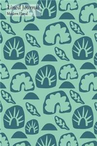 Lined Journal Modern Floral
