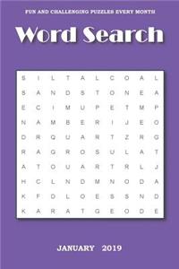 Word Search: January, 2019
