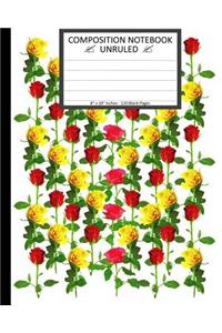 Unruled Composition Notebook 8