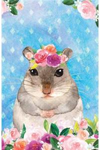 Bullet Journal for Animal Lovers Hamster in Flowers