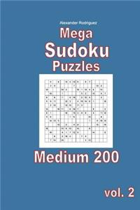 Mega Sudoku Puzzles - Medium 200 vol. 2