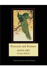 Peacock and Peahen: Asian Art Cross Stitch Pattern