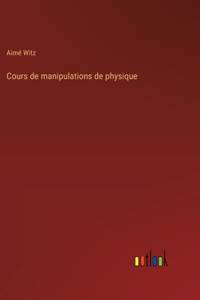 Cours de manipulations de physique