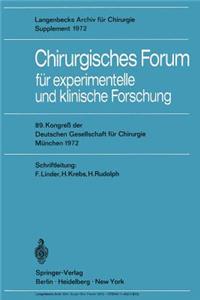 Chirurgisches Forum Für Experimentelle Und Klinische Forschung