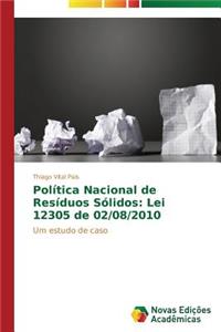 Política Nacional de Resíduos Sólidos